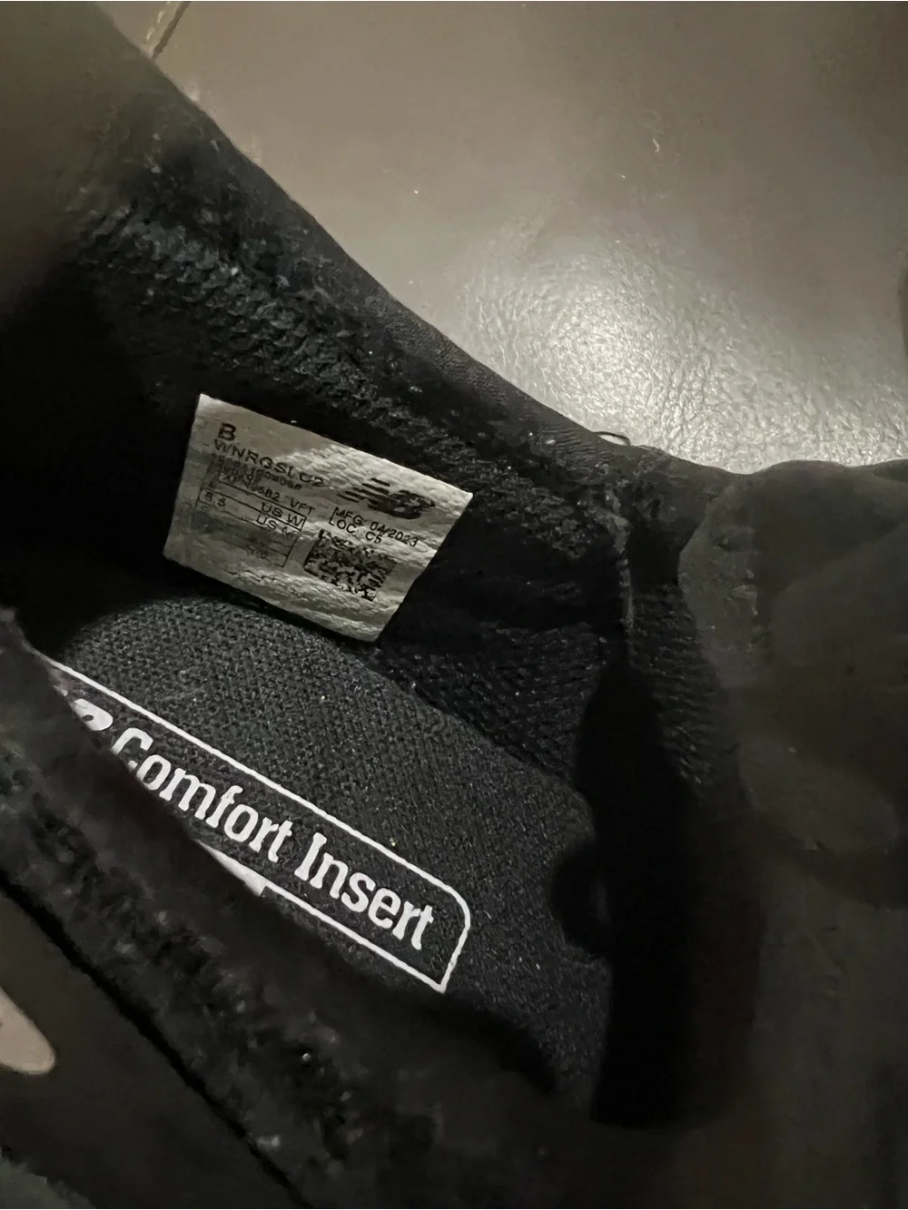 New Balance Dynasoft size 8 M black /dark gray sneakers